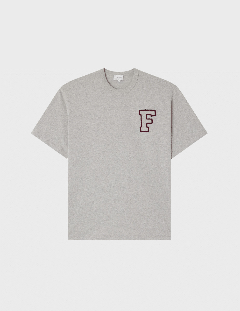 T-shirt Flavio en coton gris