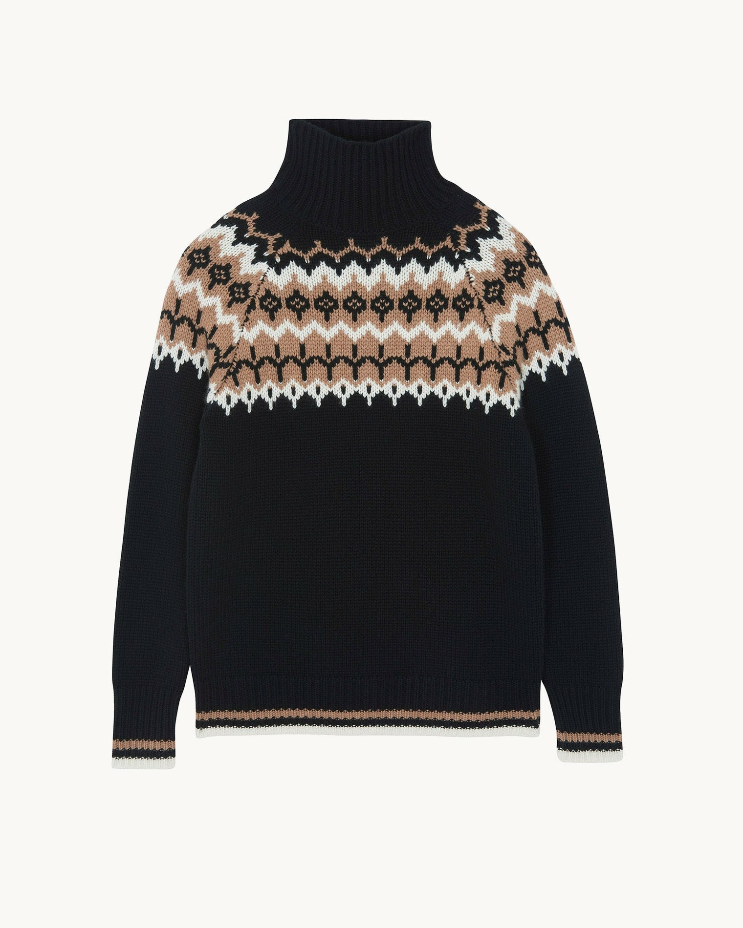 Pull Stella Jacquard noir