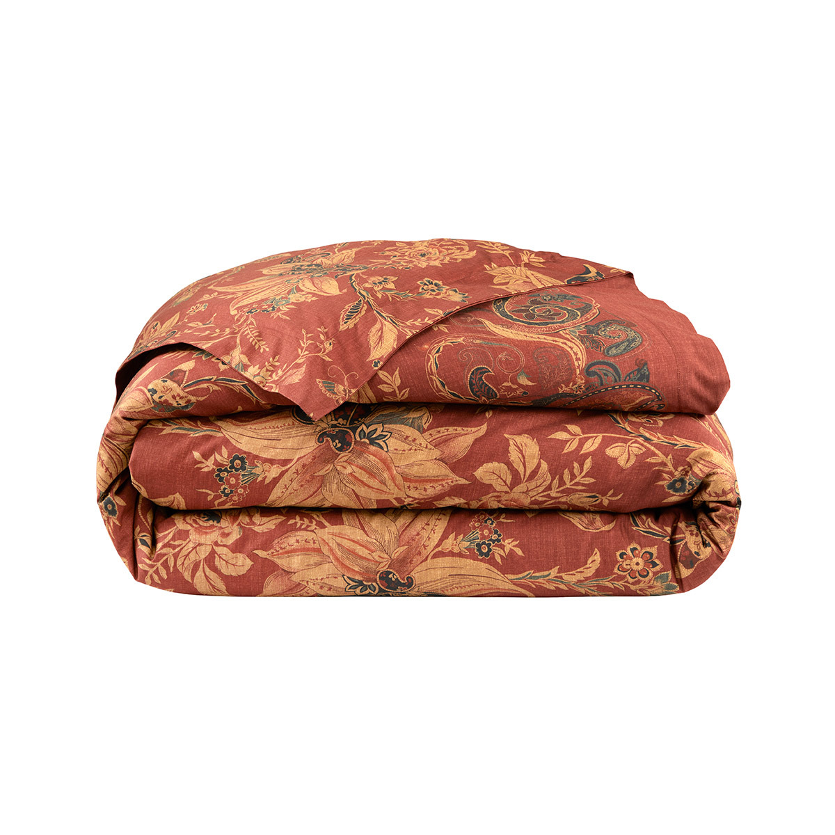 Housse de couette en satin de coton 120 fils/cm², Inez Paisley