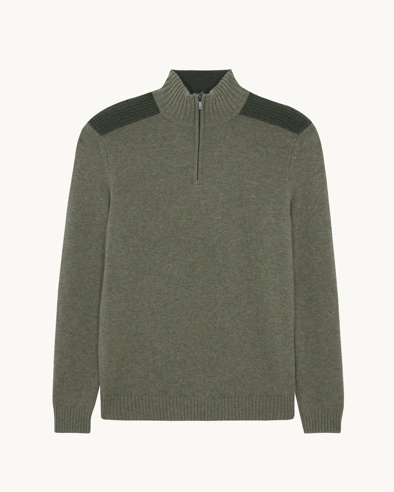 Pull Theo kaki chiné