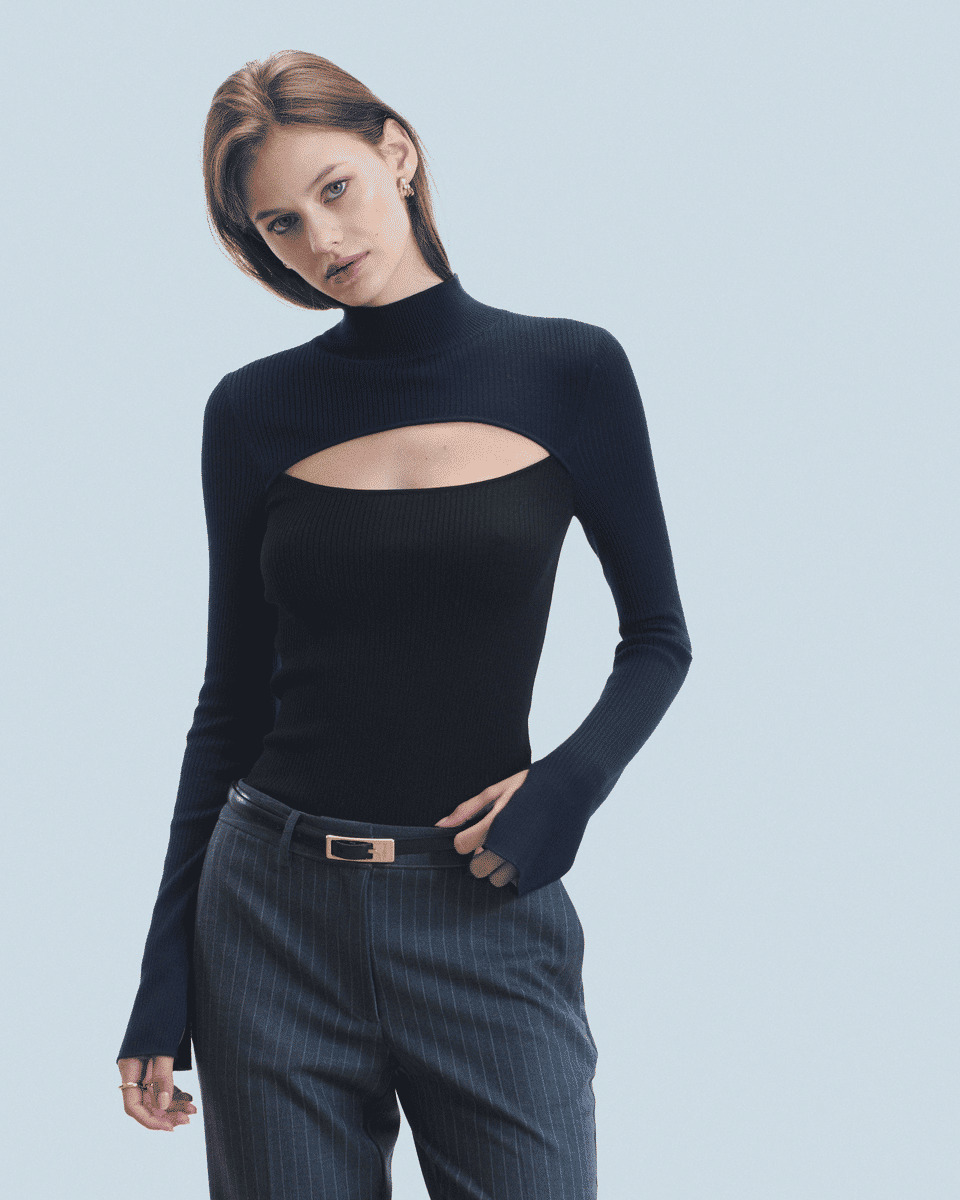 Pull Col Montant