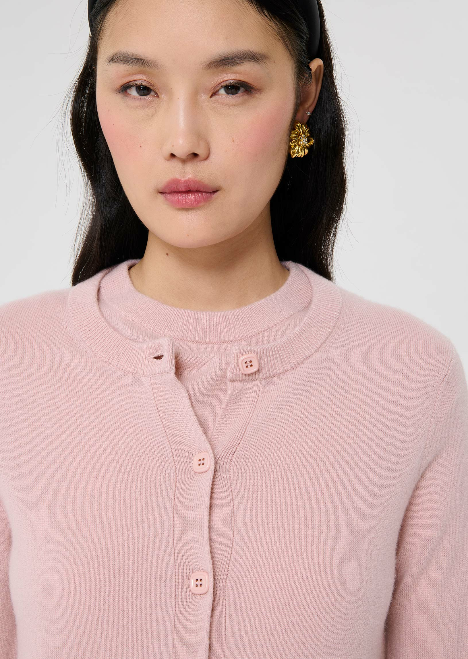 Gilet Guido-Vieux Rose en Cachemire