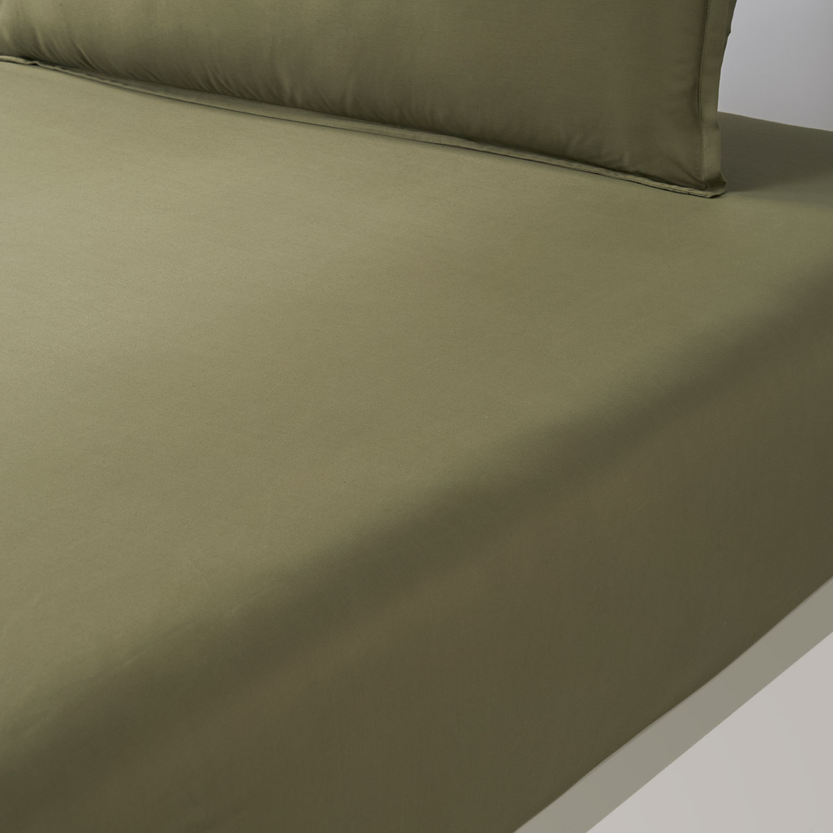 Kenzo - Drap housse en satin bleu, Kz Iconic