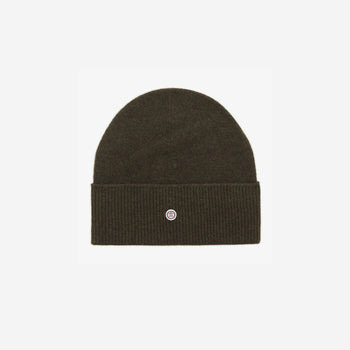 Bonnet en laine uni vert tilleul