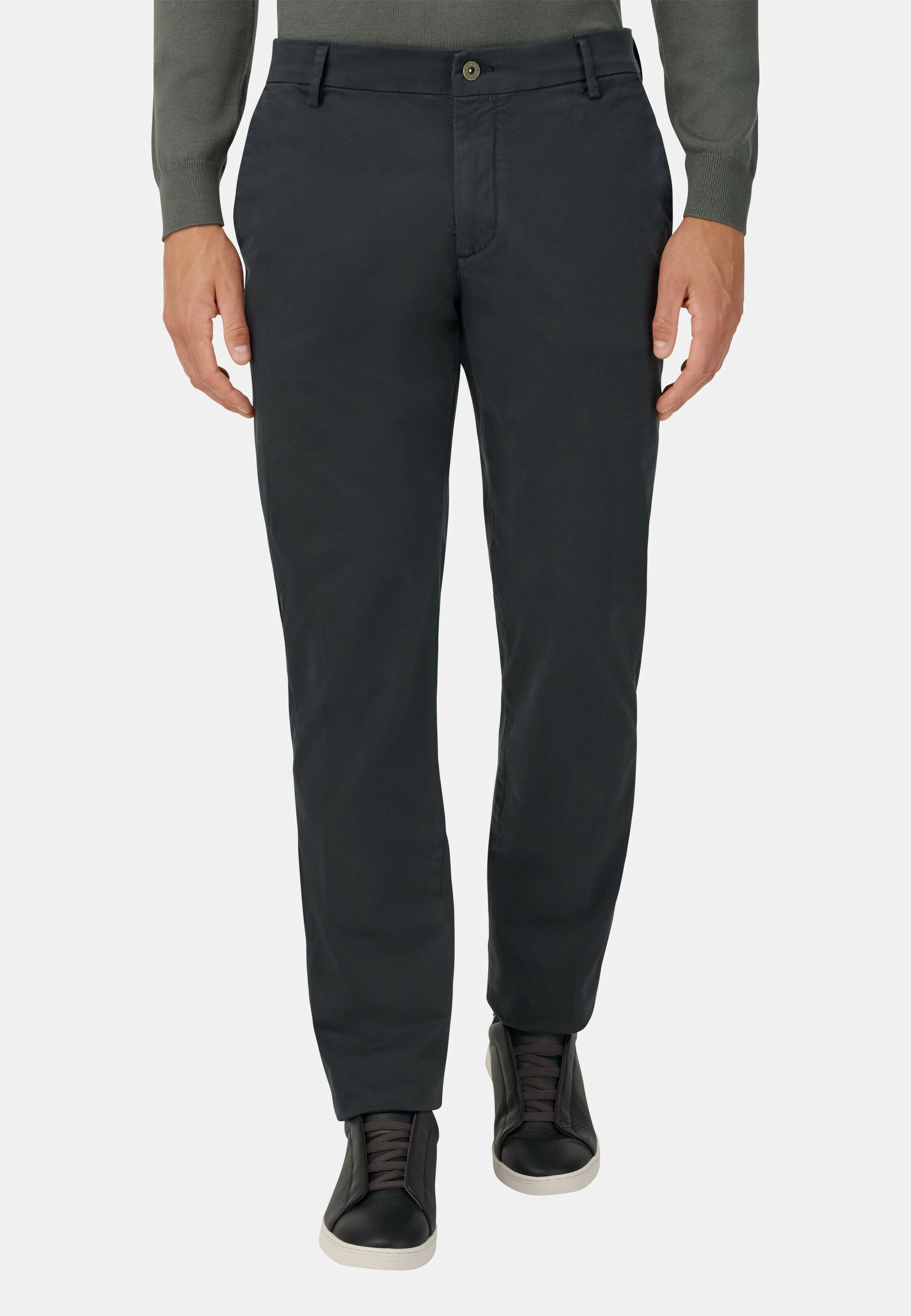 Pantalon en Coton Extensible