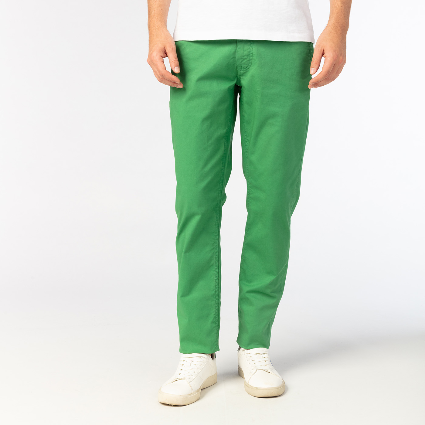 Chino 702 coupe droite vert