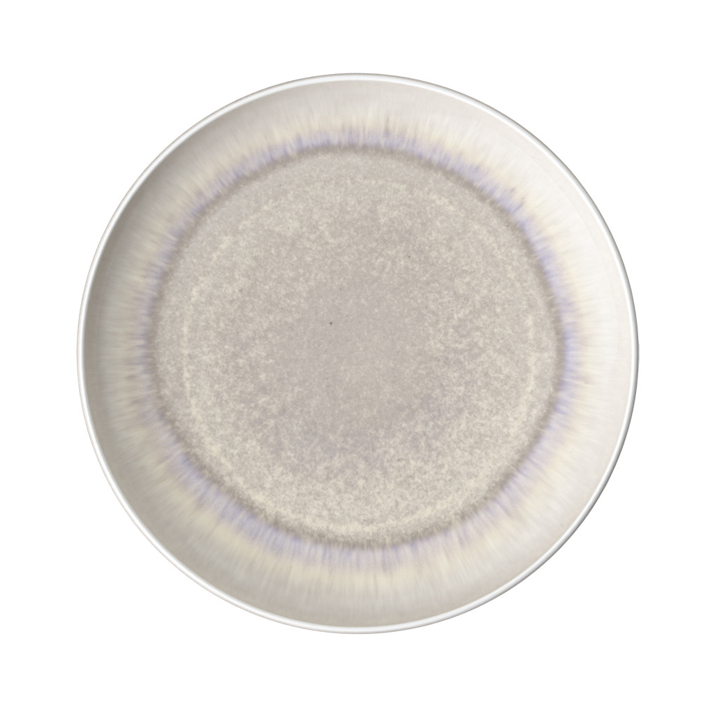 Perlemor Sand - Assiette plate, beige, en porcelaine haut de gamme