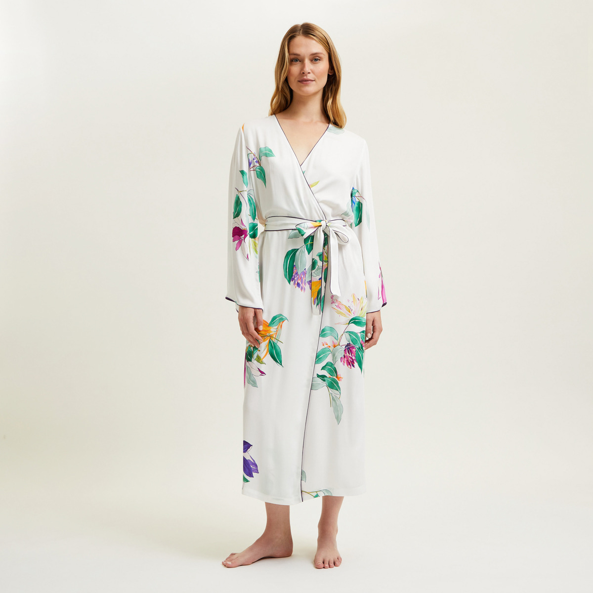 Laurence Tavernier - Kimono en satin de viscose, Parfum