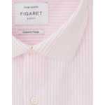 Chemise Ajustée Infroissable rayée rose