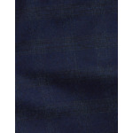 Pantalon de costume greyson en toile de laine vierge à carreaux marine
