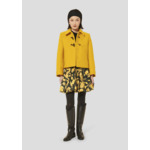 Manteau Manoel-Jaune Citron en Laine Froide