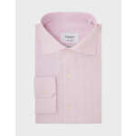 Chemise Ajustée rose rayée