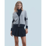 Pull Cardigan À Motif Losange