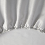 Kenzo - Drap housse en satin bleu, Kz Iconic