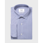 Chemise Ajustée rayée marine