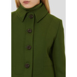 Manteau Madeline-Cactus en Laine Froide