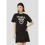 T-Shirt Trefle-Noir en Coton