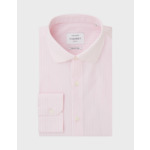 Chemise Ajustée Infroissable rayée rose
