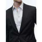 Veste grande taille en serge de laine