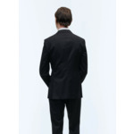 Veste grande taille en serge de laine