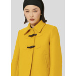 Manteau Manoel-Jaune Citron en Laine Froide