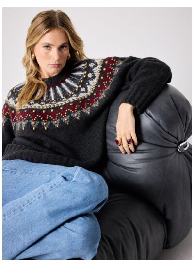 Edwin pull en laine cachemire ANTHRACITE