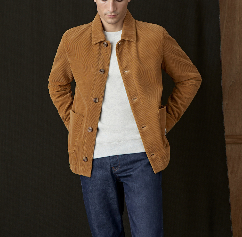 Blouson en velours River Earth