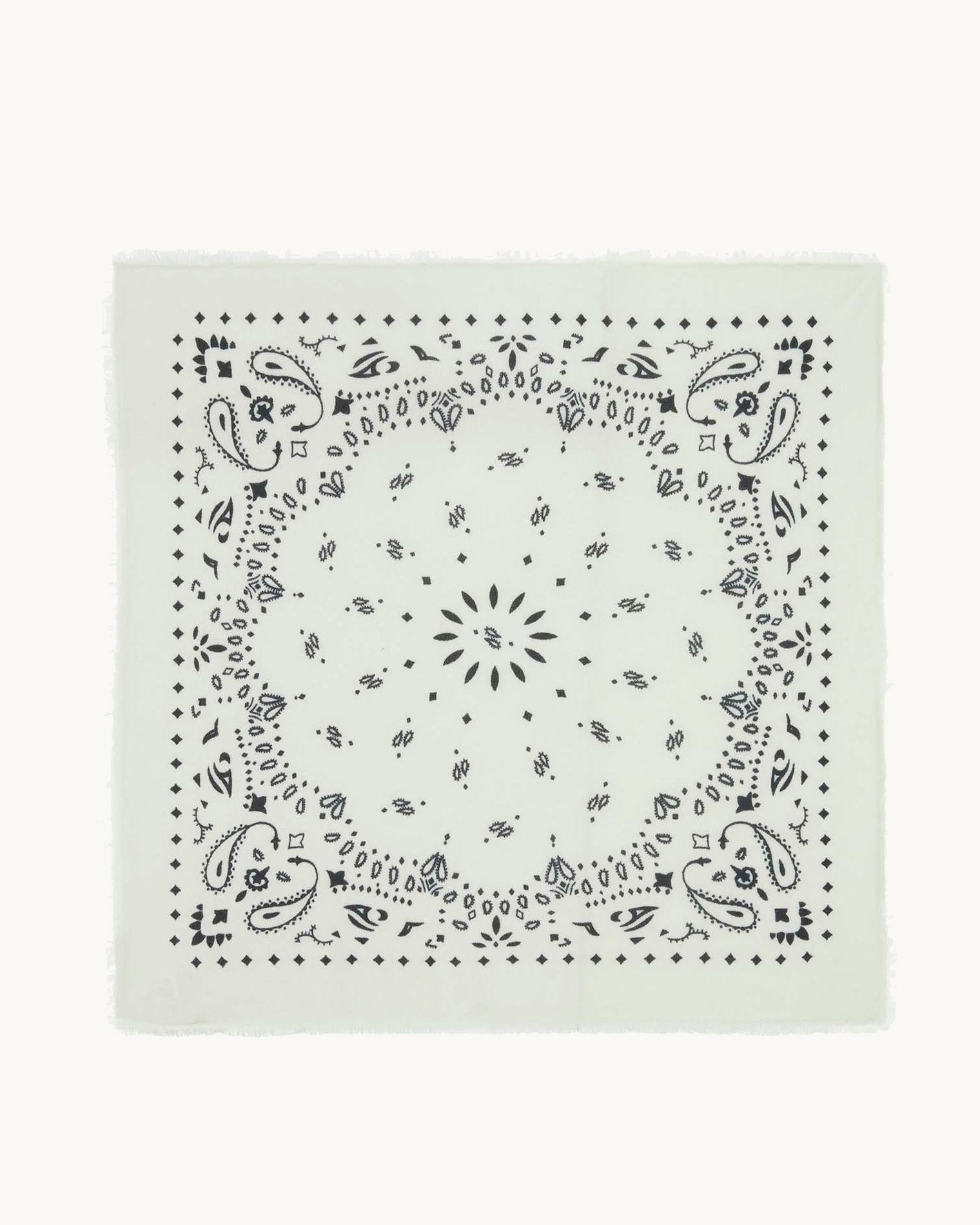 bandana HACHIKO Grand Bandana Cachemire Imprimé, 2 fils