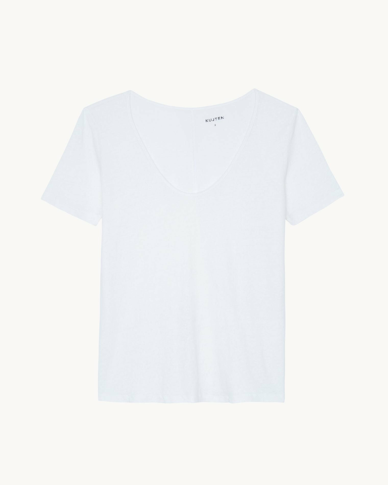 T-Shirt JANIS T-shirt femme col u manches courtes