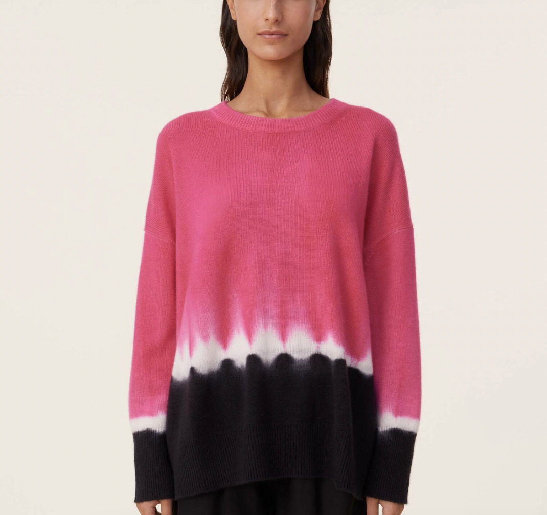 Pull Sienna Stripe Dye Pull Cachemire Oversize Tie & Dye, 4 fils