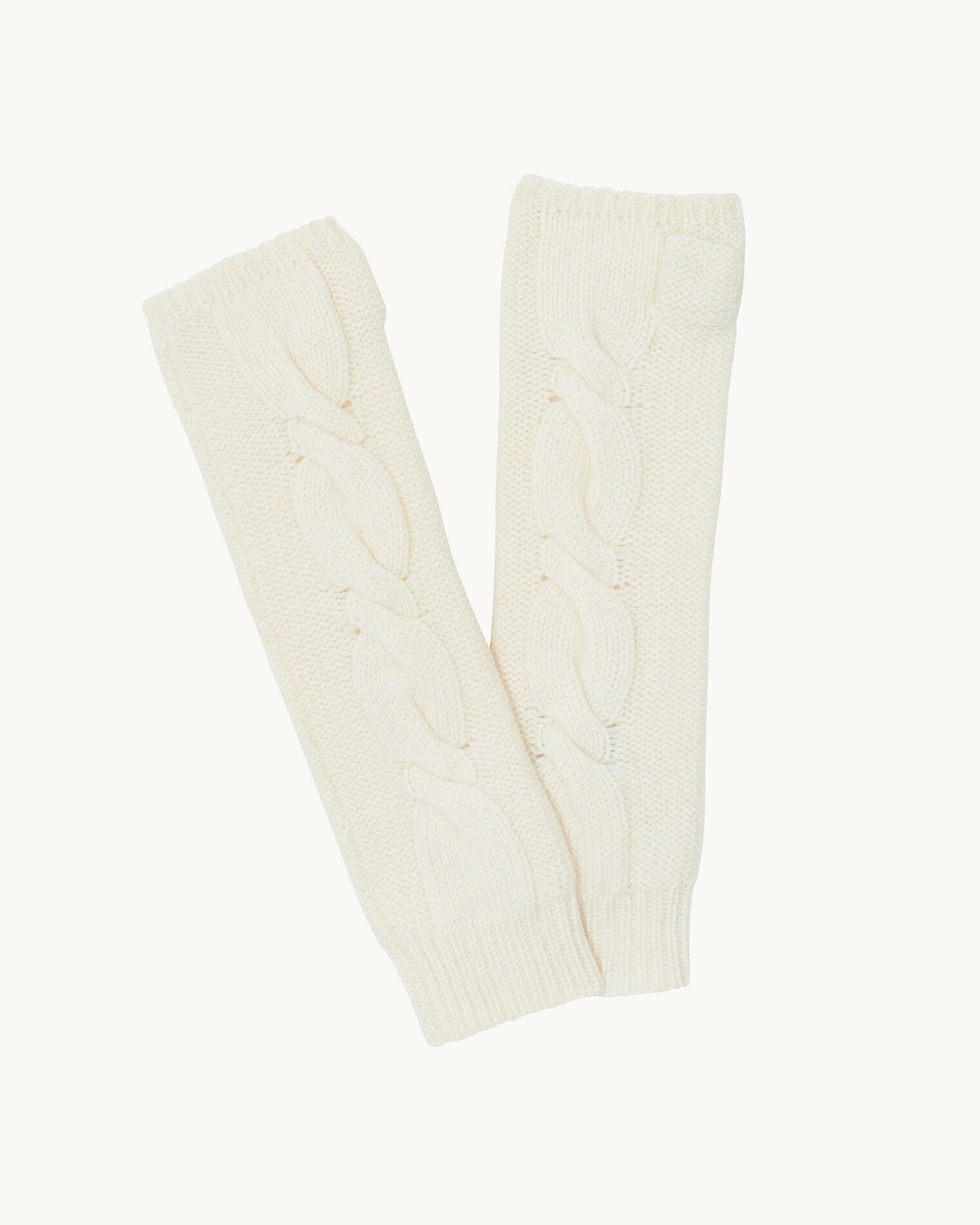 Mitaines ROMA Mitaines cachemire unies torsadées, 8 fils