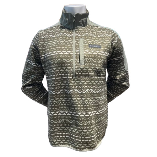 M FOX GLACIER FS PRINTED HALF ZIP  Vert