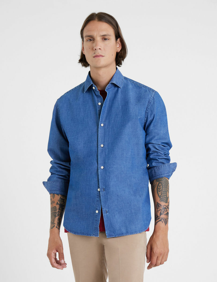 Chemise Aristote bleue