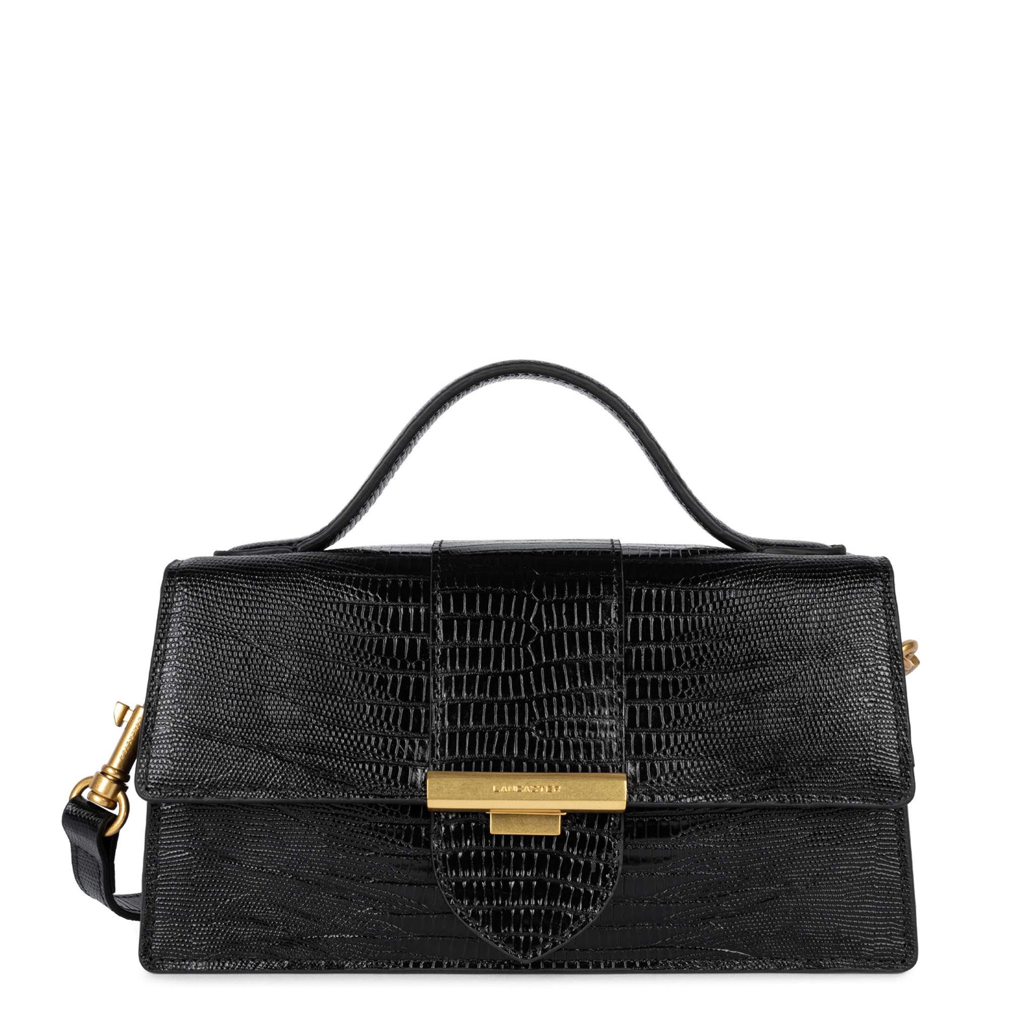 Sac baguette A rabat avec fermoir Exotic Ily