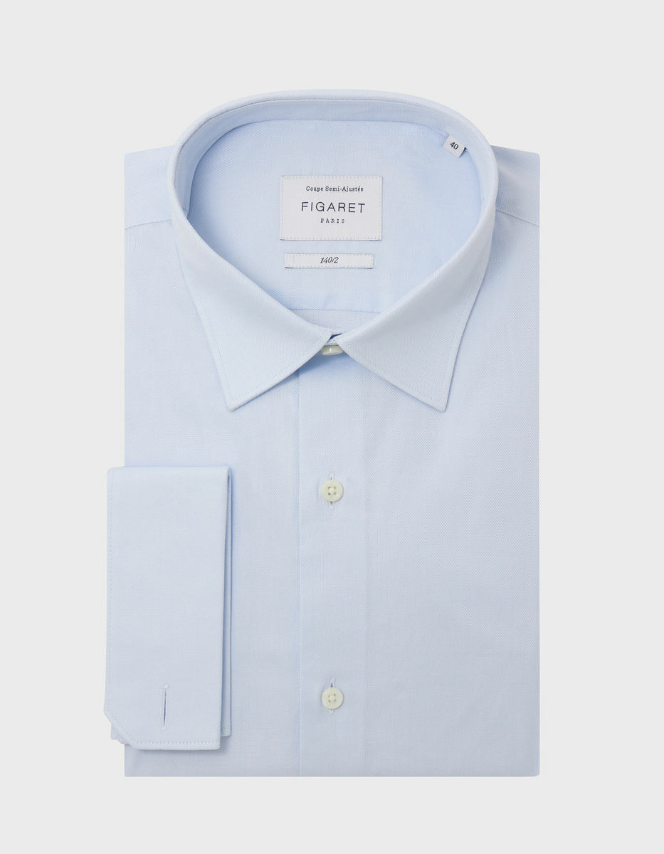 Chemise Semi-ajustée Prestige bleue