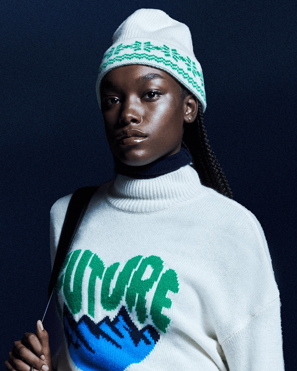 Bonnet à Revers Norvégien Bicolore