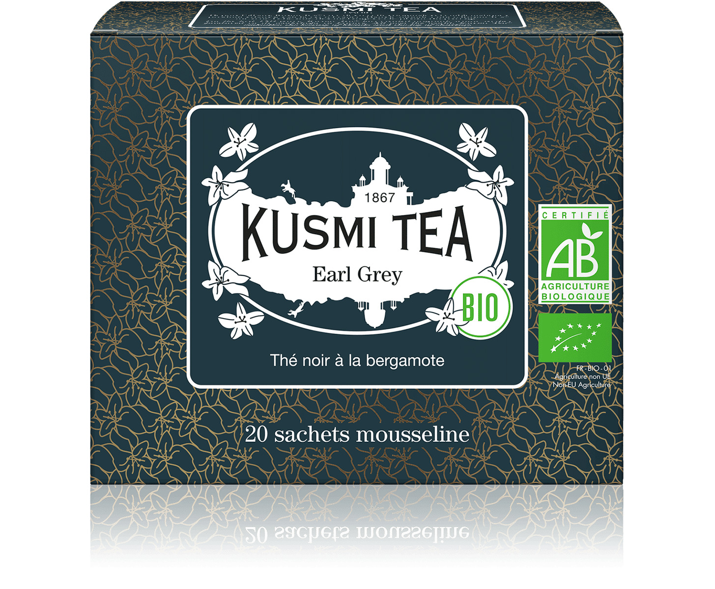 Earl Grey Bio - Etui 20 sachets mousseline - 40gr
