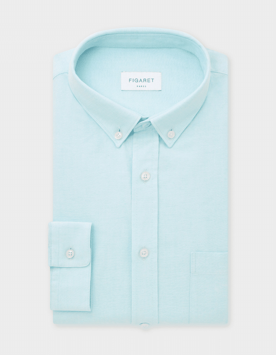 Chemise Gabriel turquoise