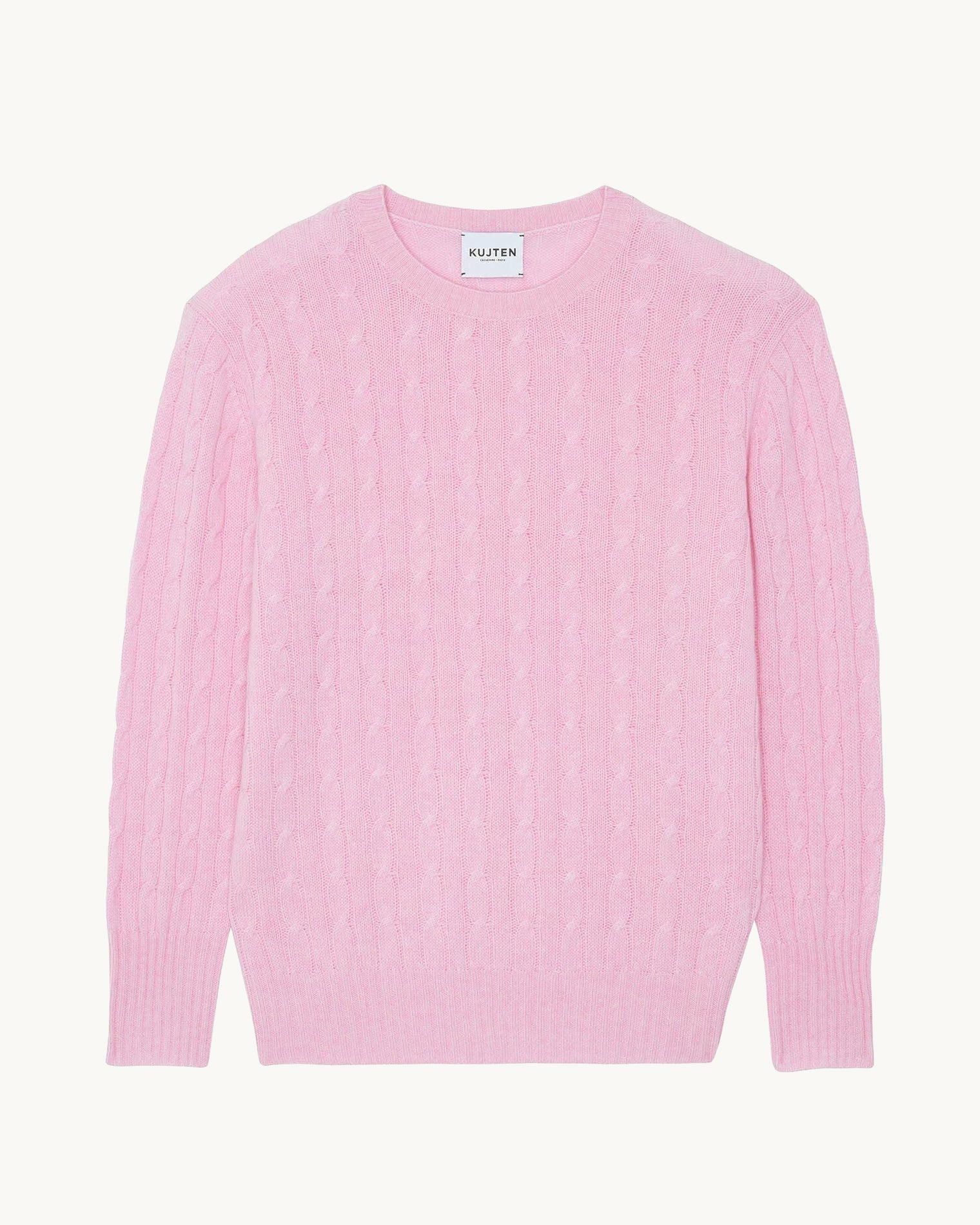 Pull Tomi Pull cachemire col rond torsadé