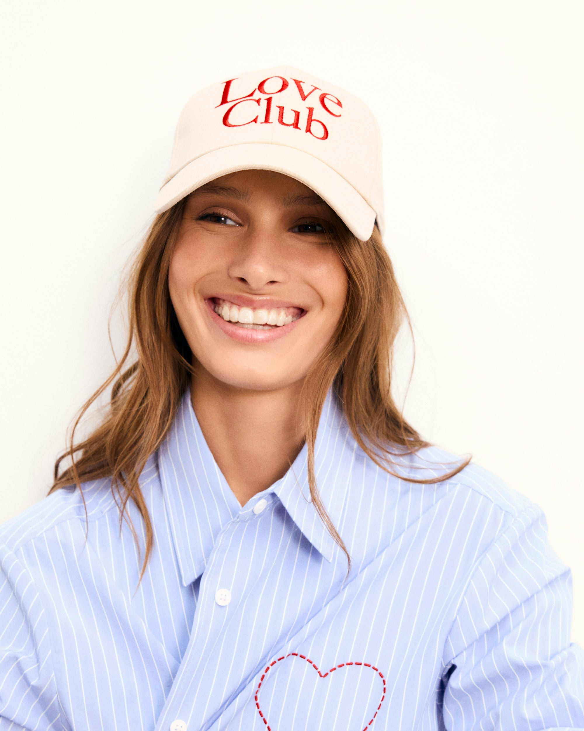 Casquette à Visière Courbée Love Club