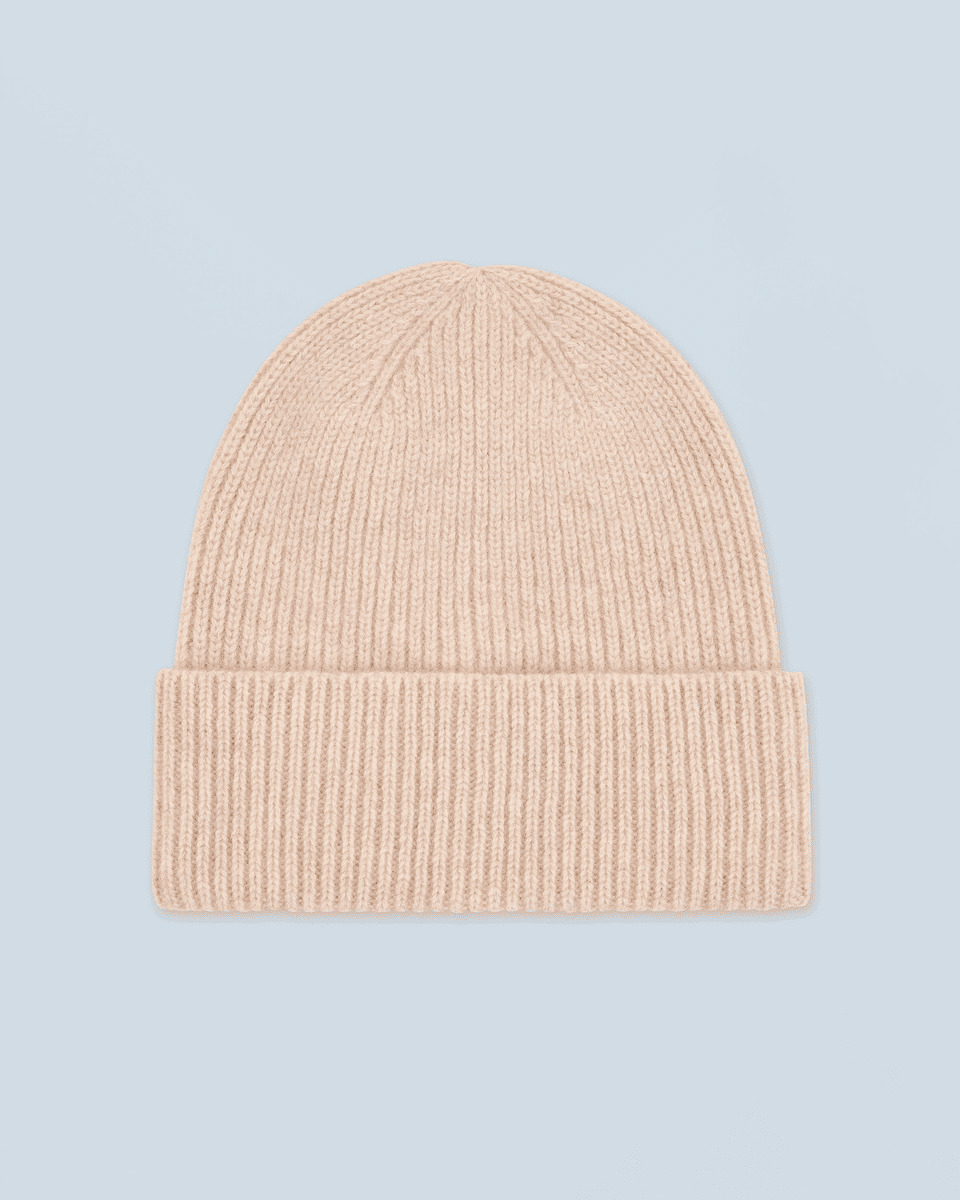 Bonnet à Revers à Petites Côtes