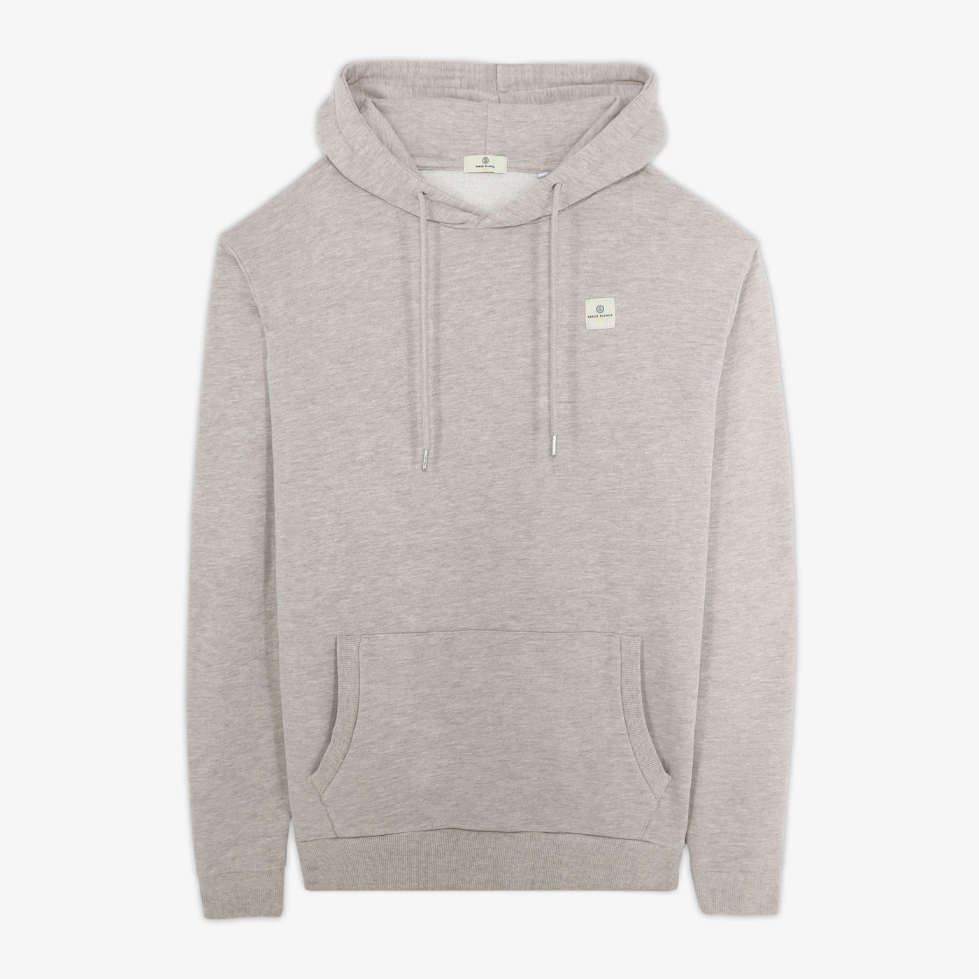 Sweat Scott à capuche beige chiné