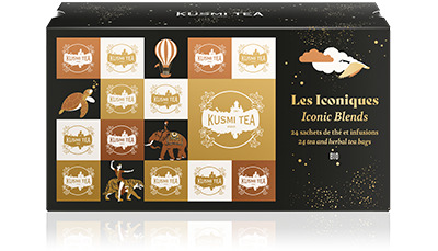 Les Iconiques bio - Etui carton 24 sachets enveloppés Noël 2025 51gr