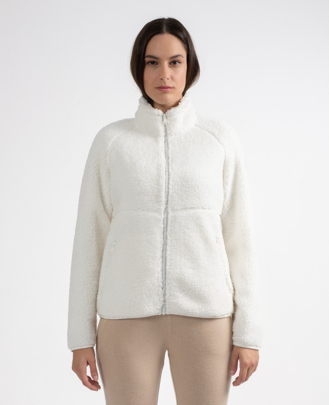 Veste sherpa zippée