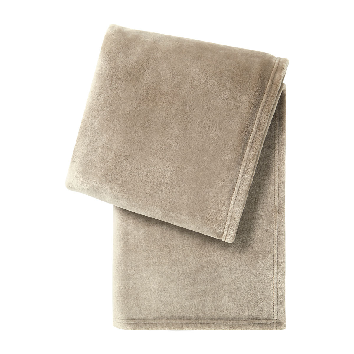 Desforges - Plaid en polaire vert, Castor