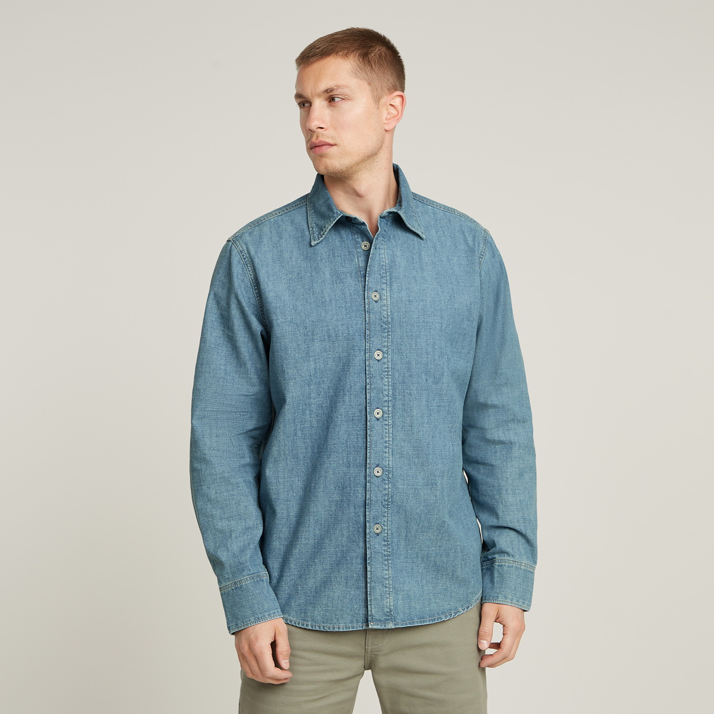 Chemise Regular Denim