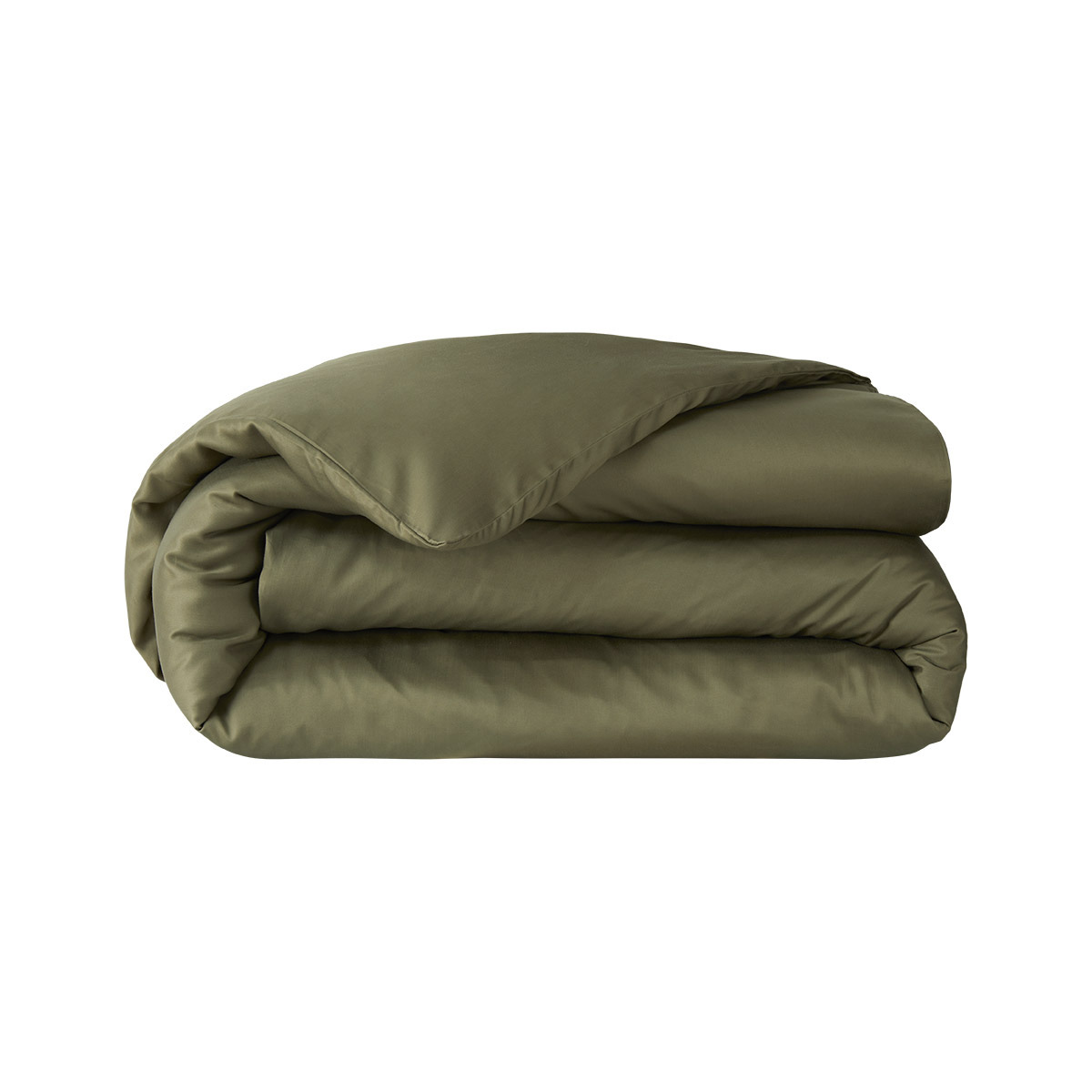 Kenzo - Housse de couette en satin gris, Kz Iconic