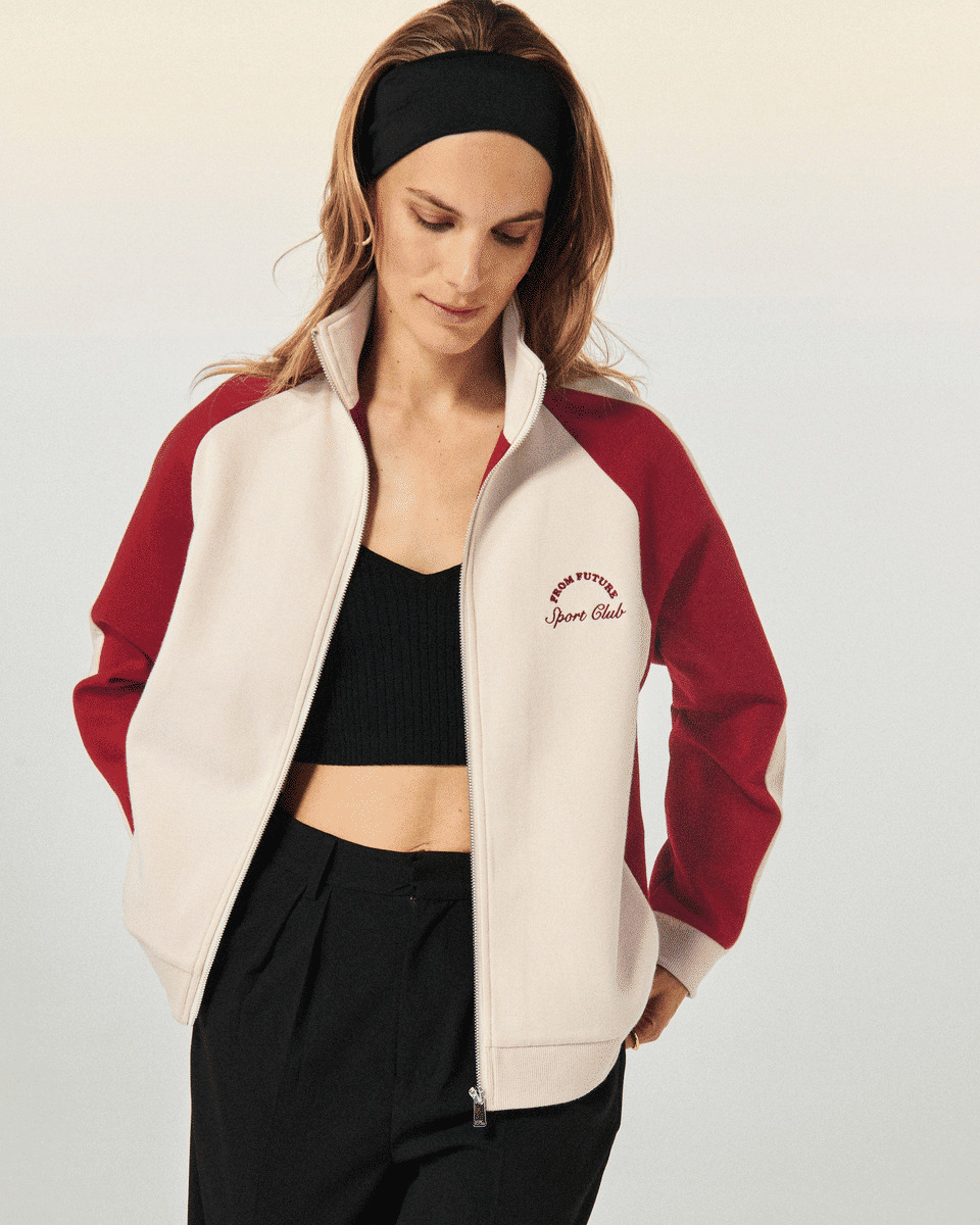 Sweatshirt Zippé