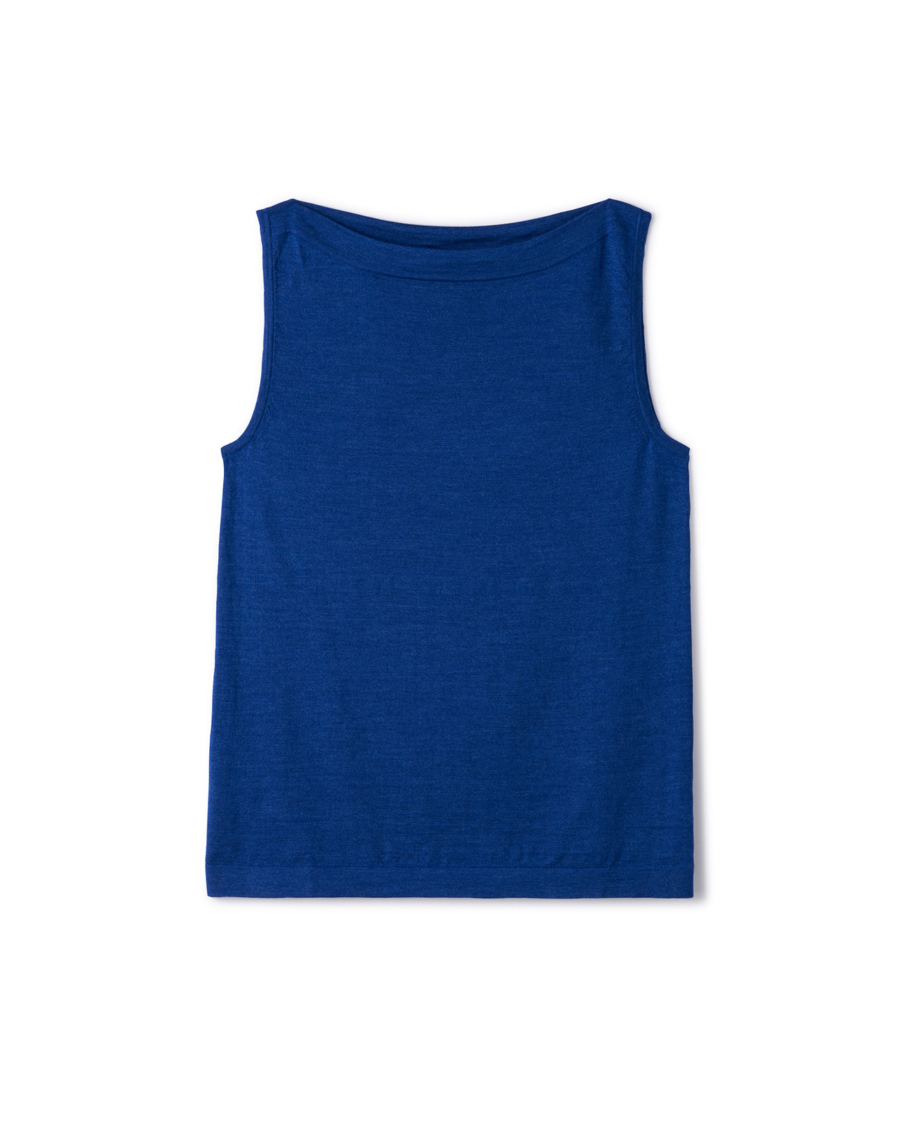 Débardeur col bateau - Femme - BLEU APNEE