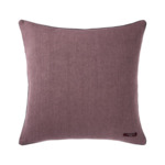 Yves Delorme - Housse de coussin en lin orange, Pigment
